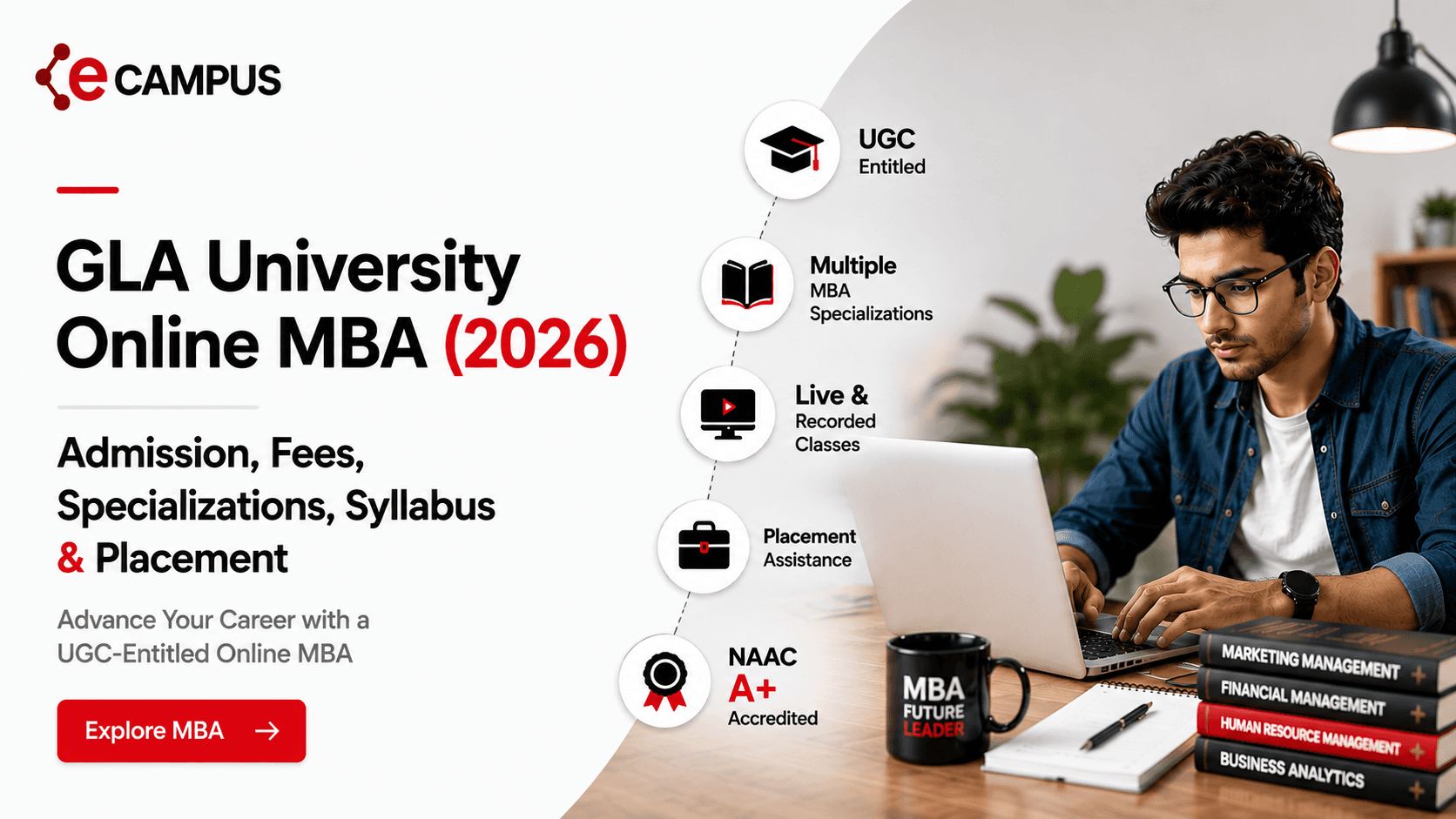 GLA University Online MBA (2026): Admission, Fees, Specialization, Syllabus, Placement