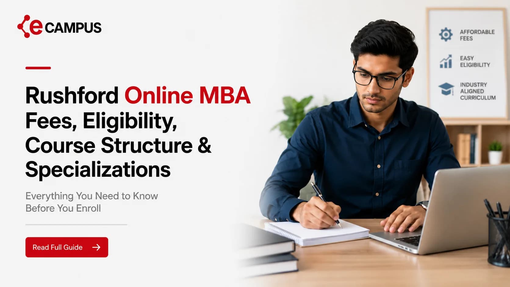 Rushford Online MBA Fees, Eligibility, Course Structure & Specializations