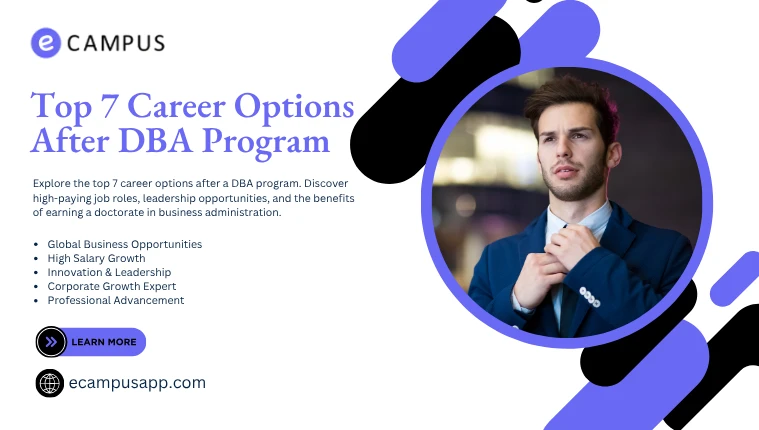 Top 7 Career Options After DBA Program